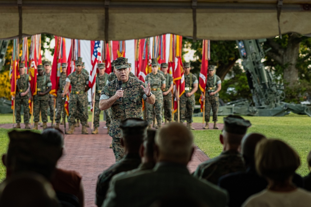 2d Marine Division Commanding General Change of Command