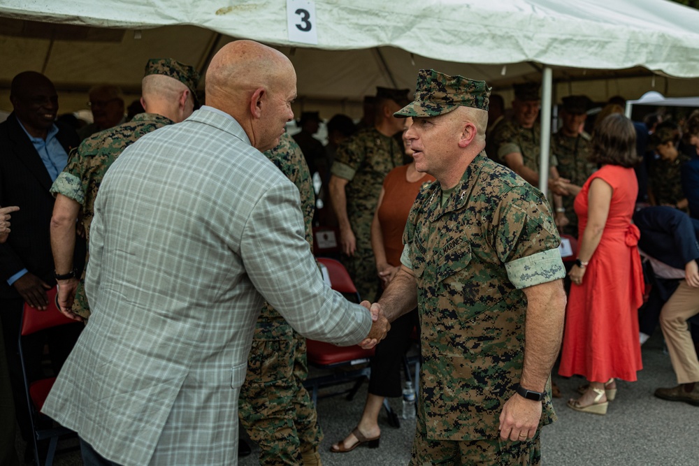 2d Marine Division Commanding General Change of Command