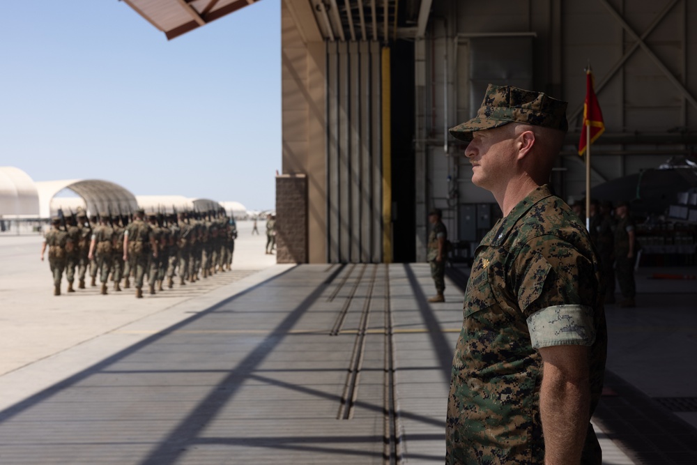 VMFA-225 conducts a relief and appointment ceremony