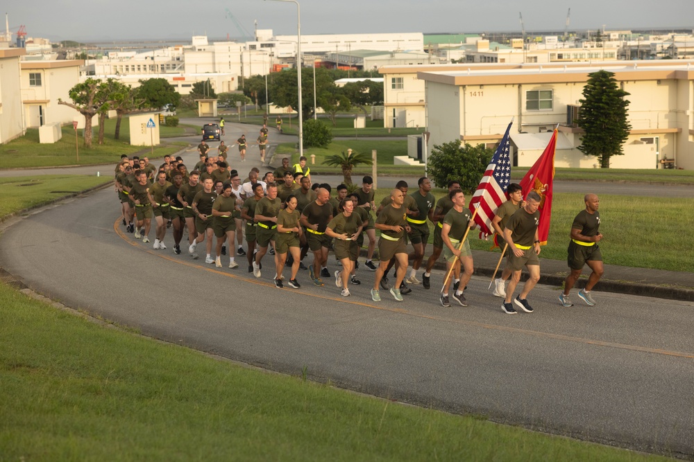 3rd Marine Logistics Group Conducts a Memorial Day Motivational Run