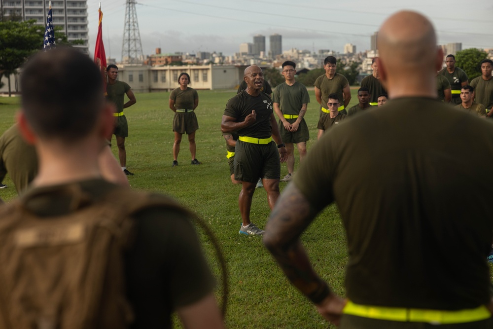 3rd Marine Logistics Group Conducts a Memorial Day Motivational Run