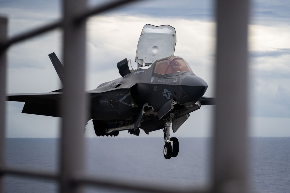 USS America (LHA 6) Conducts Flight Operations