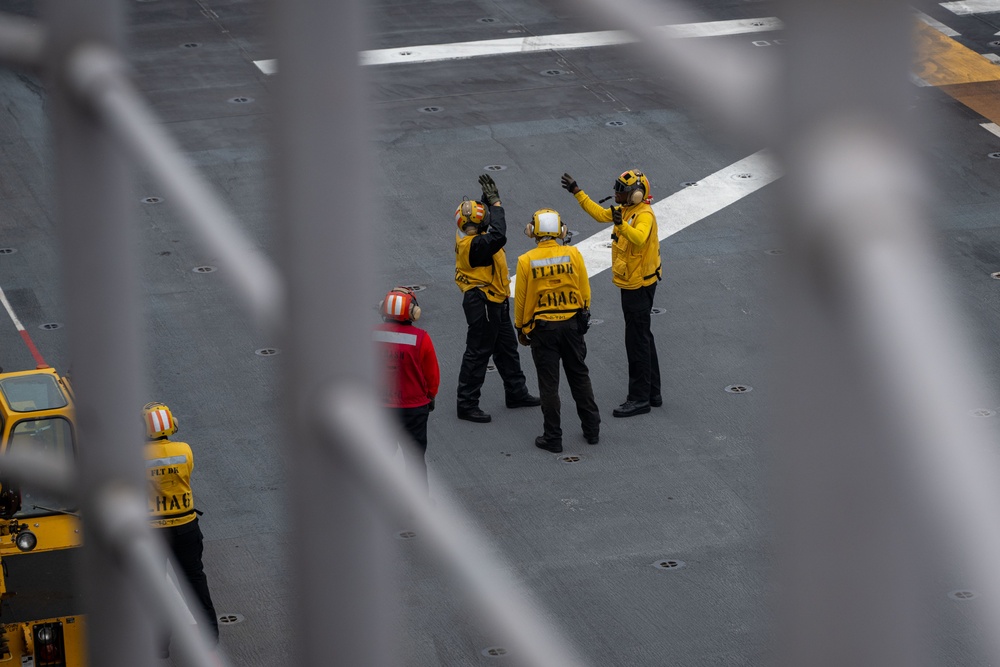 USS America (LHA 6) Conducts Flight Operations