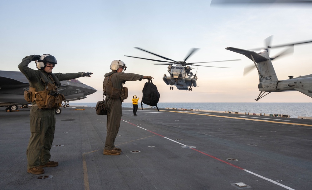USS America (LHA 6) Conducts Flight Operations