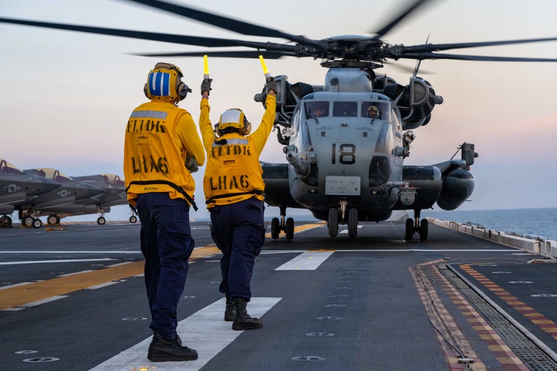 USS America (LHA 6) Conducts Flight Operations