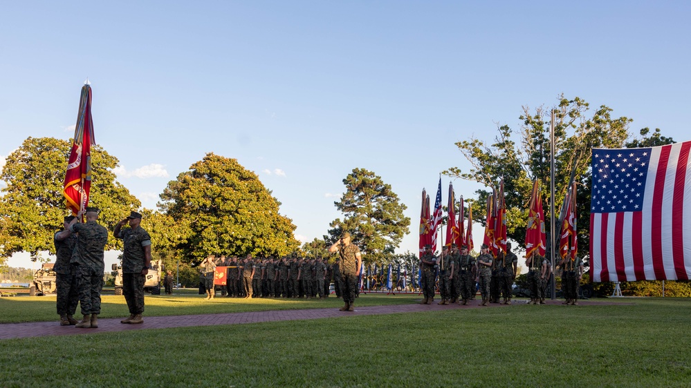 2d Marine Division Commanding General Change of Command