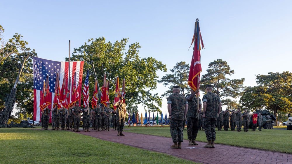 2d Marine Division Commanding General Change of Command