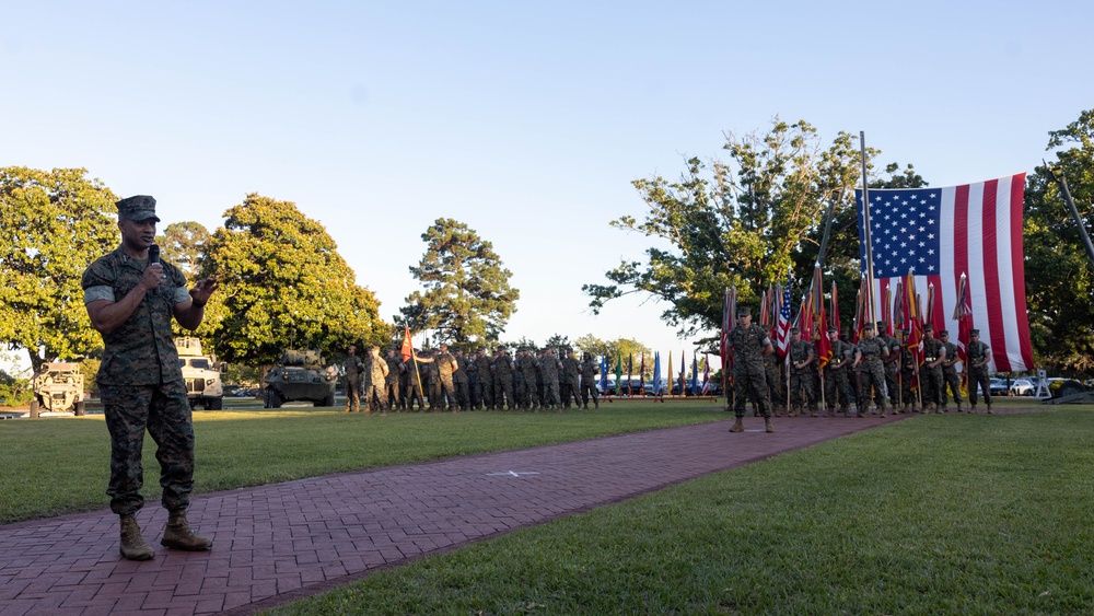 2d Marine Division Commanding General Change of Command
