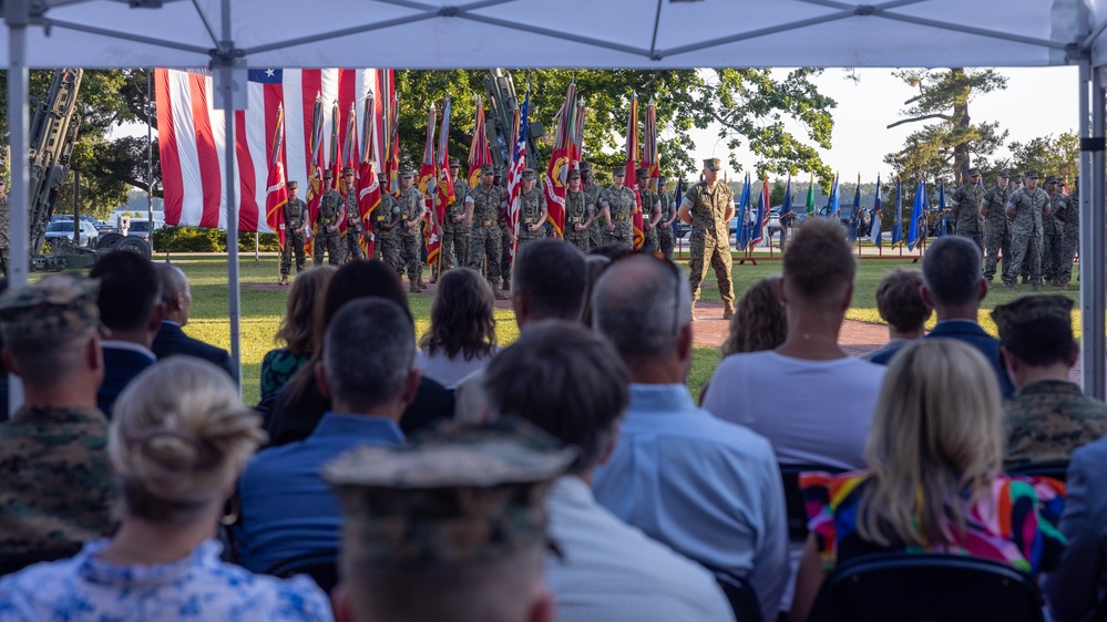 2d Marine Division Commanding General Change of Command