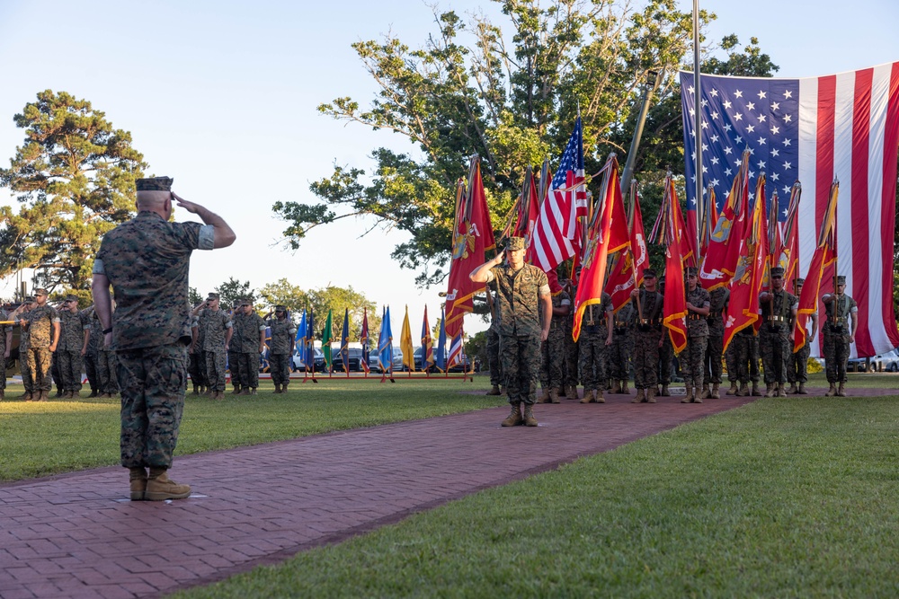 2d Marine Division Commanding General Change of Command