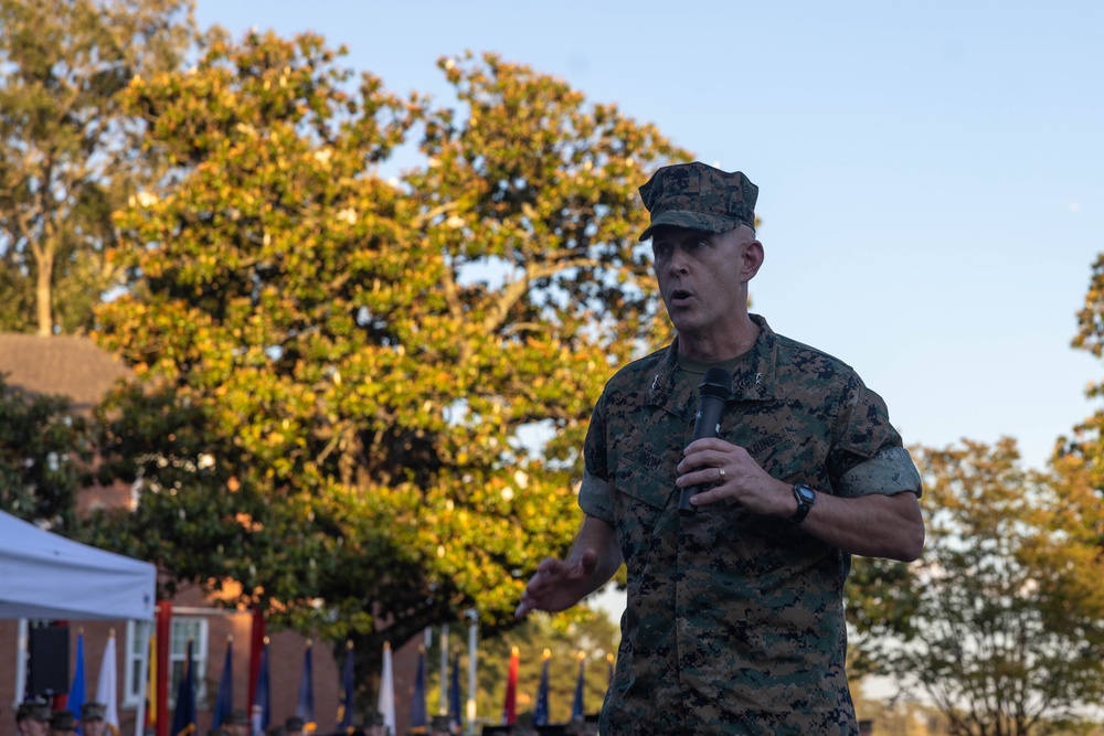 2d Marine Division Commanding General Change of Command