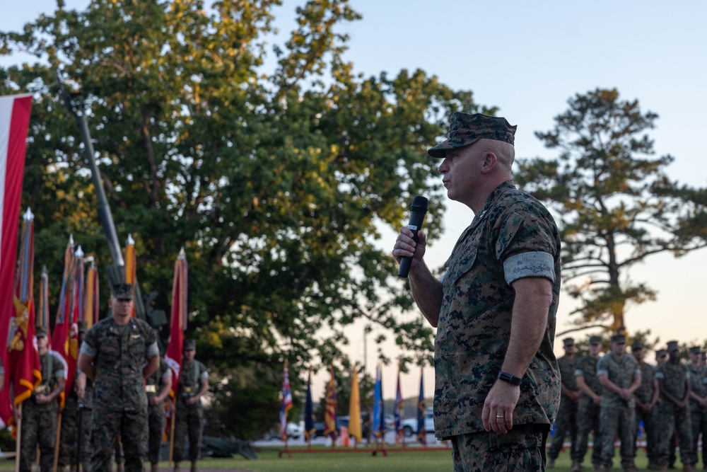 2d Marine Division Commanding General Change of Command