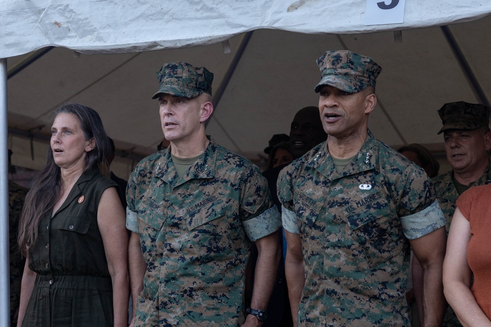 2d Marine Division Commanding General Change of Command