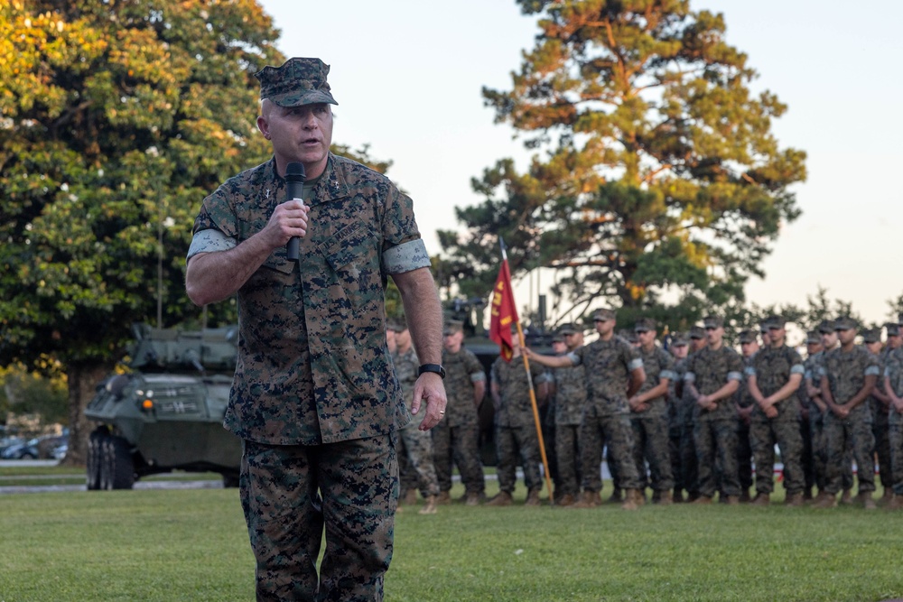 2d Marine Division Commanding General Change of Command