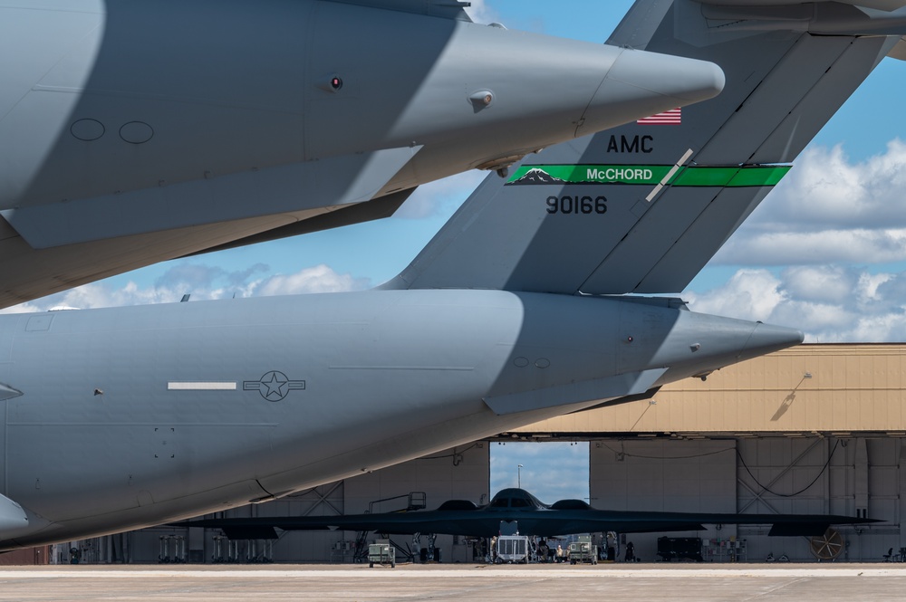 Air Mobility Command provides airlift support at Whiteman AFB