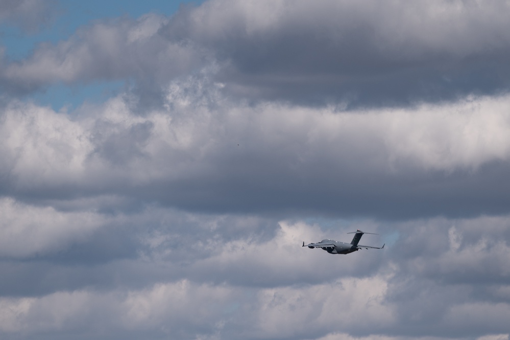 Air Mobility Command provides airlift support at Whiteman AFB