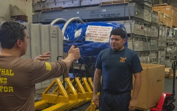 USS America Conducts Between the Lifeline Training.