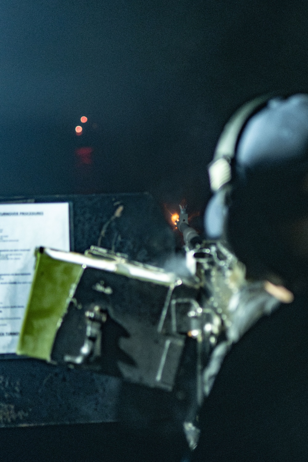 USS America (LHA 6) Conducts Crew-Served Weapons Shoot