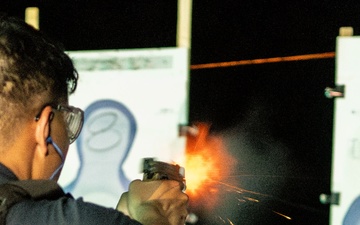 USS America (LHA 6) Conducts Small Arms Gun Shoot
