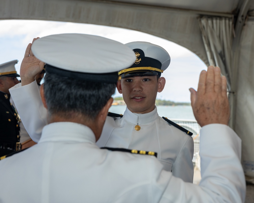 University of Hawaii NROTC Commision Ceremony