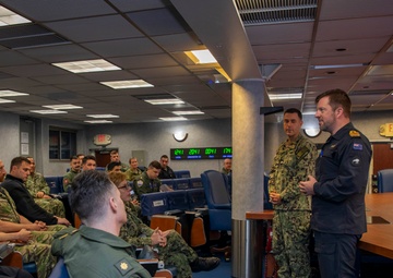 C7F Hosts Staff Talks with NZDF Aboard Blue Ridge