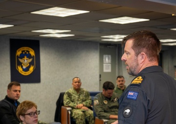 C7F Hosts Staff Talks with NZDF Aboard Blue Ridge