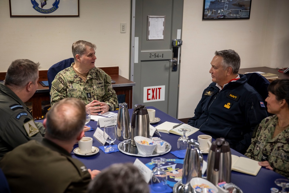 C7F Hosts Staff Talks with NZDF Aboard Blue Ridge