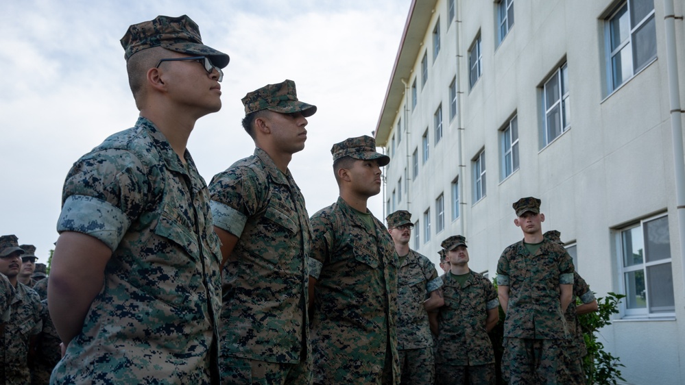 U.S. Marines Awarded the Navy and Marine Corps Achievement Medal