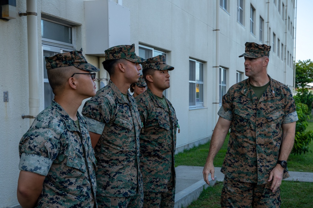 U.S. Marines Awarded the Navy and Marine Corps Achievement Medal