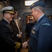 C7F Hosts Reception Aboard Blue Ridge