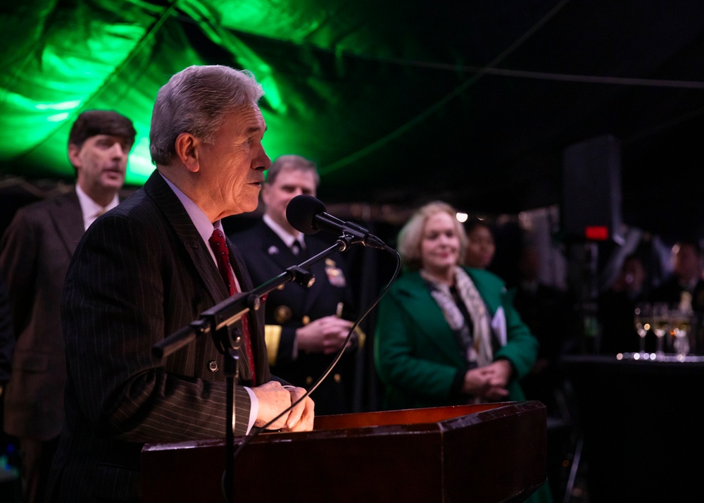 C7F Hosts Reception Aboard Blue Ridge
