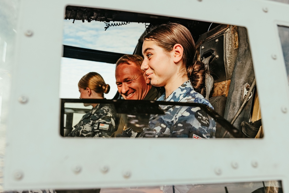 MRF-D 25.3: U.S. Marines host Osprey tour for Australian Air Force Cadets