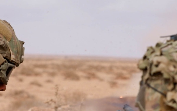 173rd Airborne conducts live-fire training during African Lion 2025