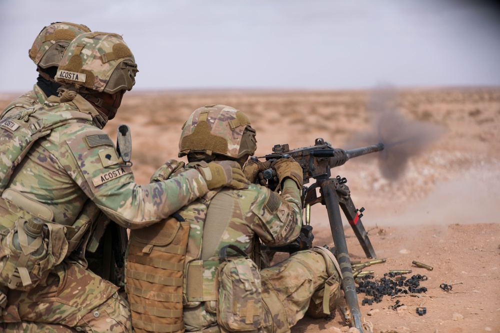 173rd Airborne conducts live-fire training during African Lion 2025