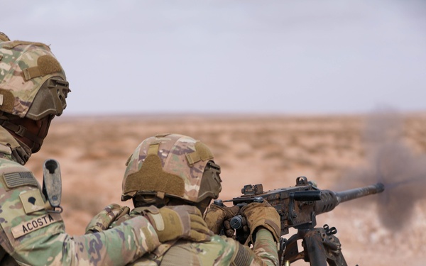 173rd Airborne conducts live-fire training during African Lion 2025