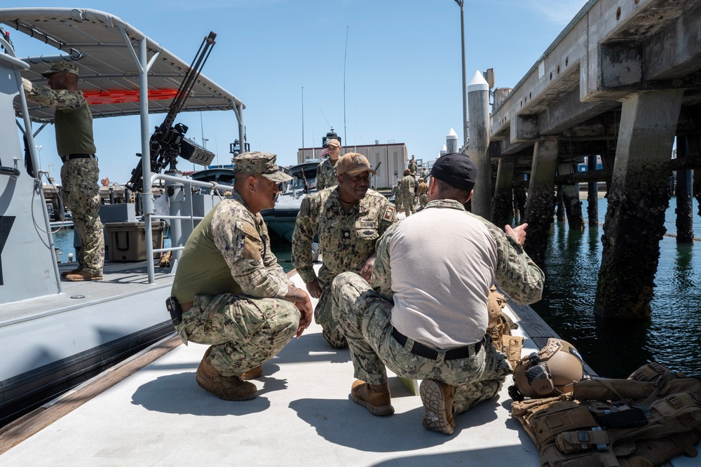 Navy Expeditionary Combat Command (NECC)  visits MSRON 11