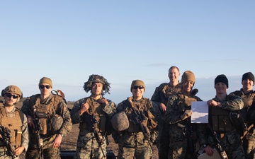 The Marines of Fox Battery 210 in Visby, Sweden