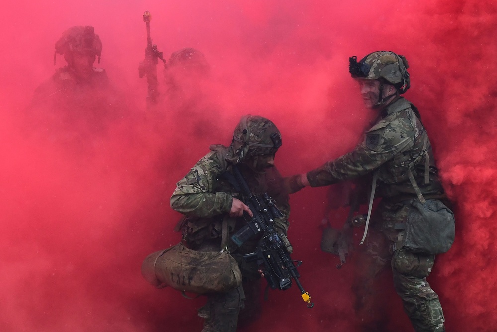 Swift Response 2025: 173rd Airborne Brigade and French soldiers conduct a Military Operation on Urban Terrain