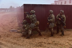Swift Response 2025: 173rd Airborne Brigade and French soldiers conduct a Military Operation on Urban Terrain [Image 17 of 36]