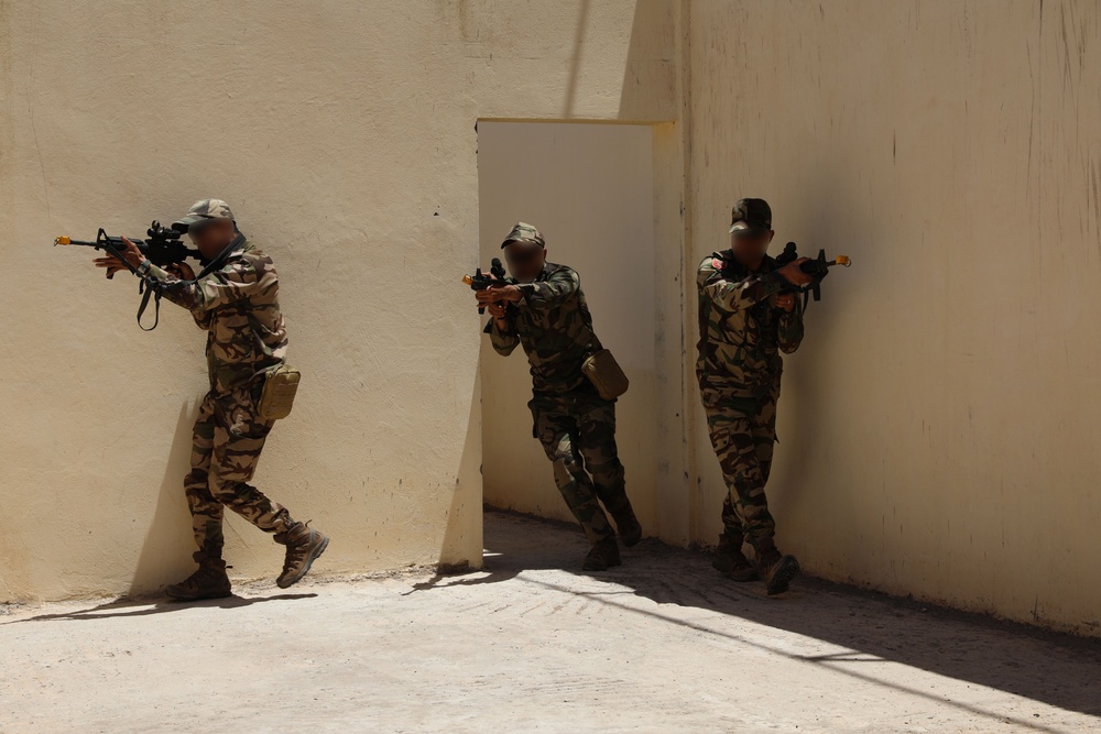Morocco, US Special Forces conduct close-quarter training at African Lion 2025