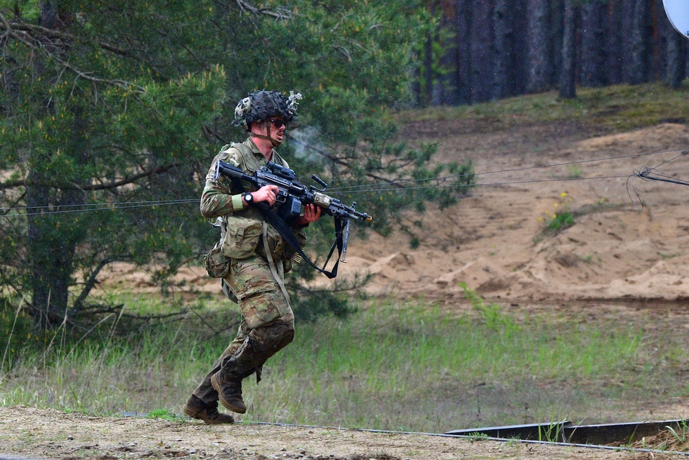 Swift Response 2025: 173rd Airborne Brigade and French soldiers conduct a Military Operation on Urban Terrain