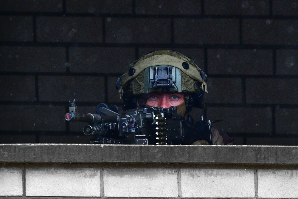 Swift Response 2025: 173rd Airborne Brigade and French soldiers conduct a Military Operation on Urban Terrain
