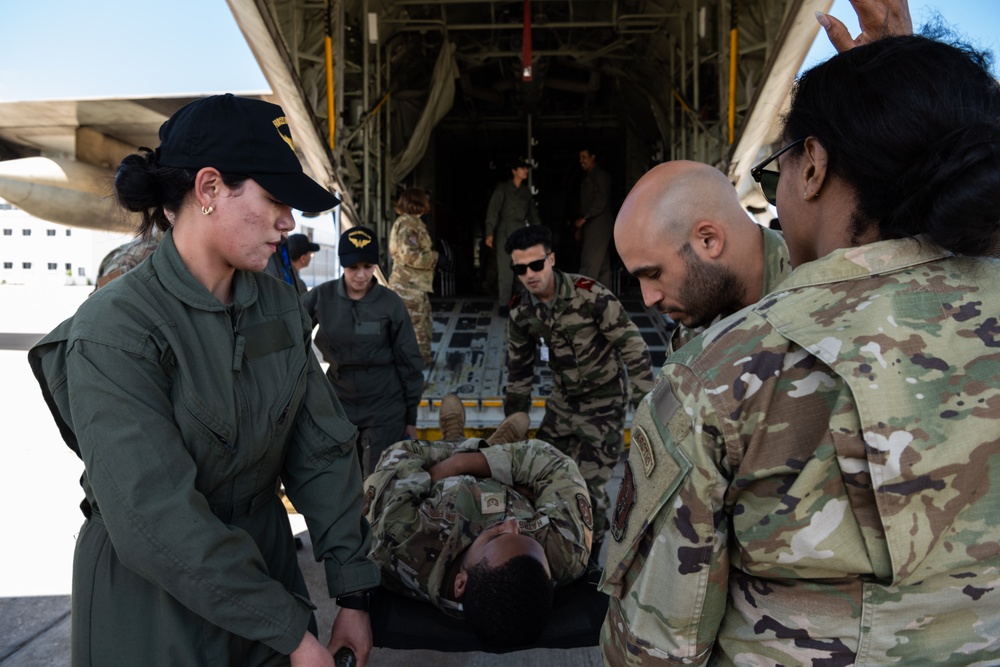 US, Morocco conduct in-flight aeromedical evacuation training at African Lion 2025