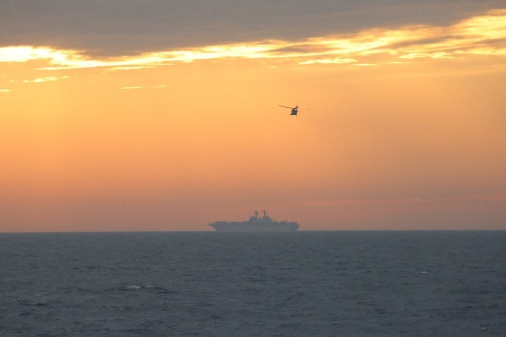 Flight Operations onboard USS Gonzalez (DDG 66)