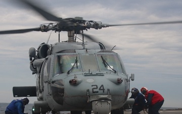 Flight Operations onboard USS Gonzalez (DDG 66)