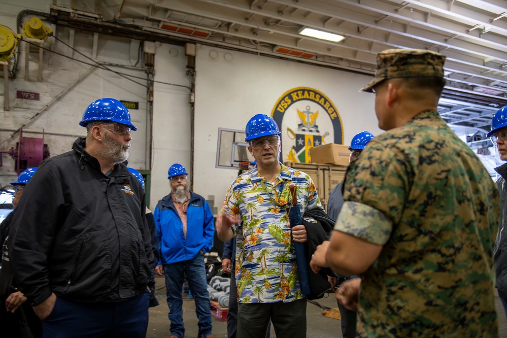 NAVSUP WSS Tours USS Kearsarge in Norfolk