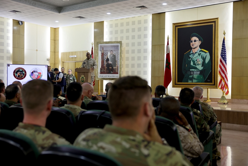 US Marine Gen. Michael Langley visits Morocco Southern Zone Headquarters during African Lion 2025