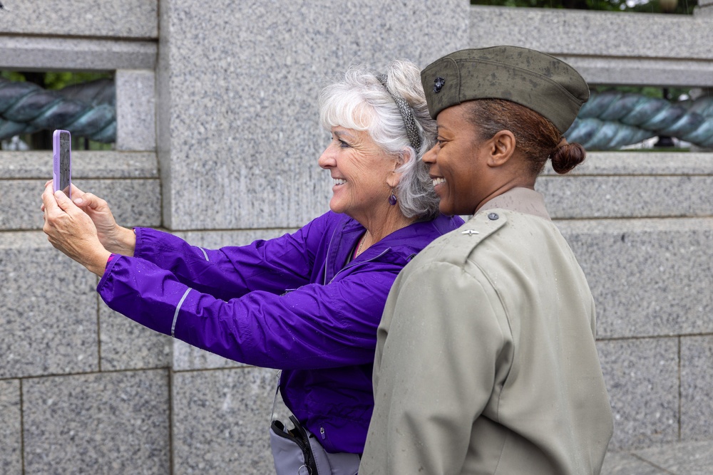 Commander for Marine Corps Systems Command welcomes Michigan Veterans to Nation’s Capital