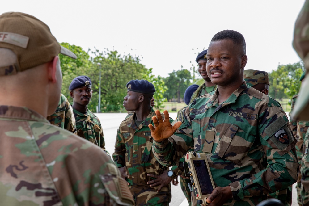 US, multinational partners conduct UAS live-fly exercise during African Lion 2025 in Tamale, Ghana