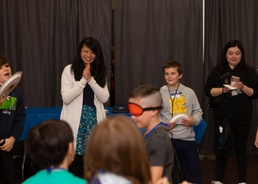 Naval Warfare Center employees explore marine mammal adaptations with students at Kitsap Water Festival